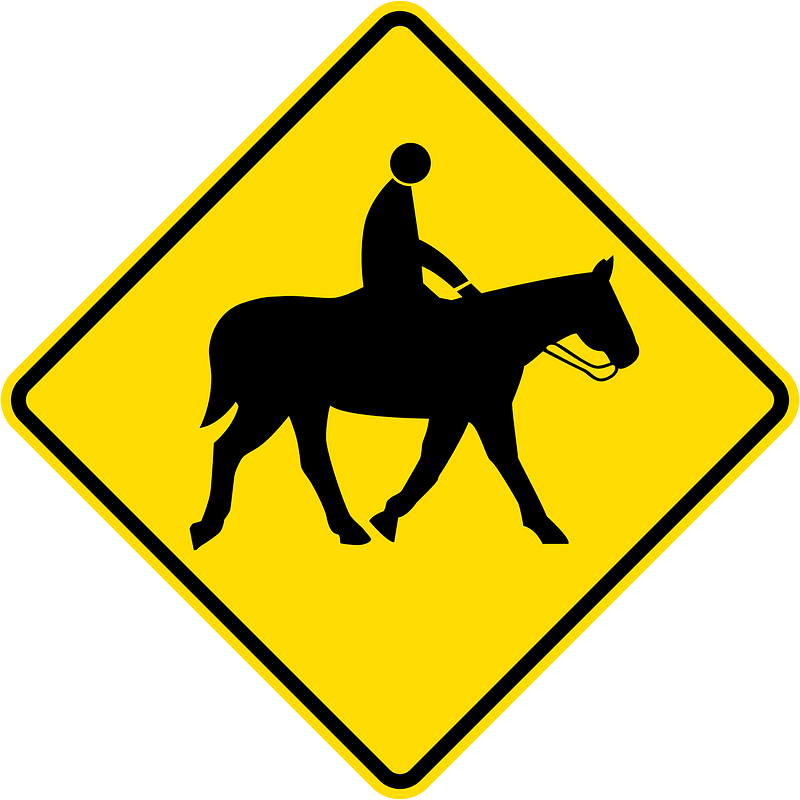 New Zealand road sign W16-8 (1987–2016)