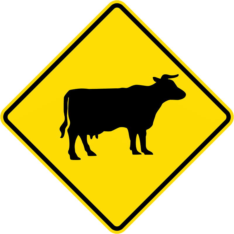 New Zealand road sign W18-3.1 (1987–2016)