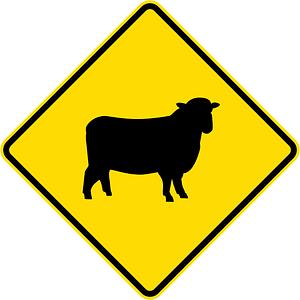 New Zealand road sign W18-3.2