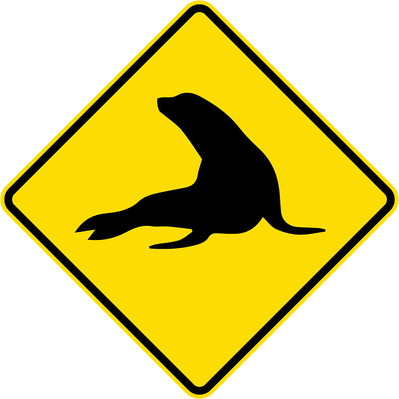 New Zealand road sign W18-3.5 - Free vector clipart images on creazilla.com