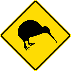 New Zealand road sign W18-3.9