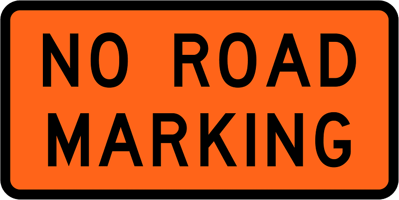New Zealand road sign W2-1.8B