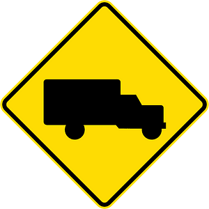 New Zealand road sign W18-4