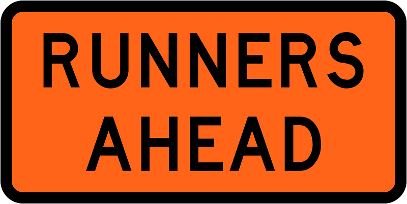 New Zealand road sign W2-1.17A