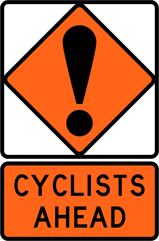 New Zealand road sign W2-1B + W2-1.16B