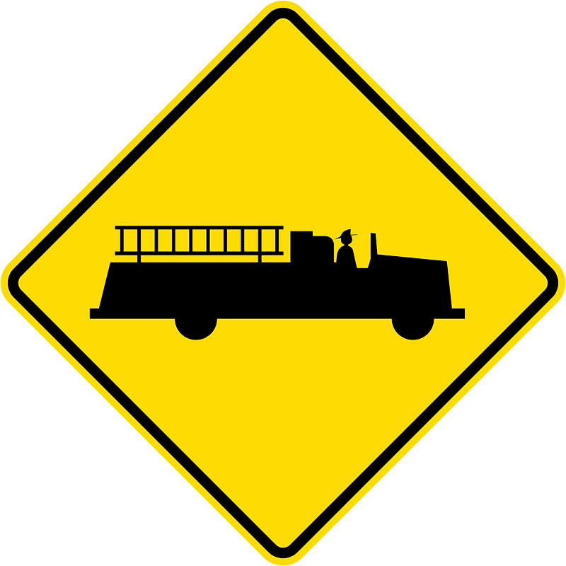 New Zealand road sign W18-5 (1987–2016)
