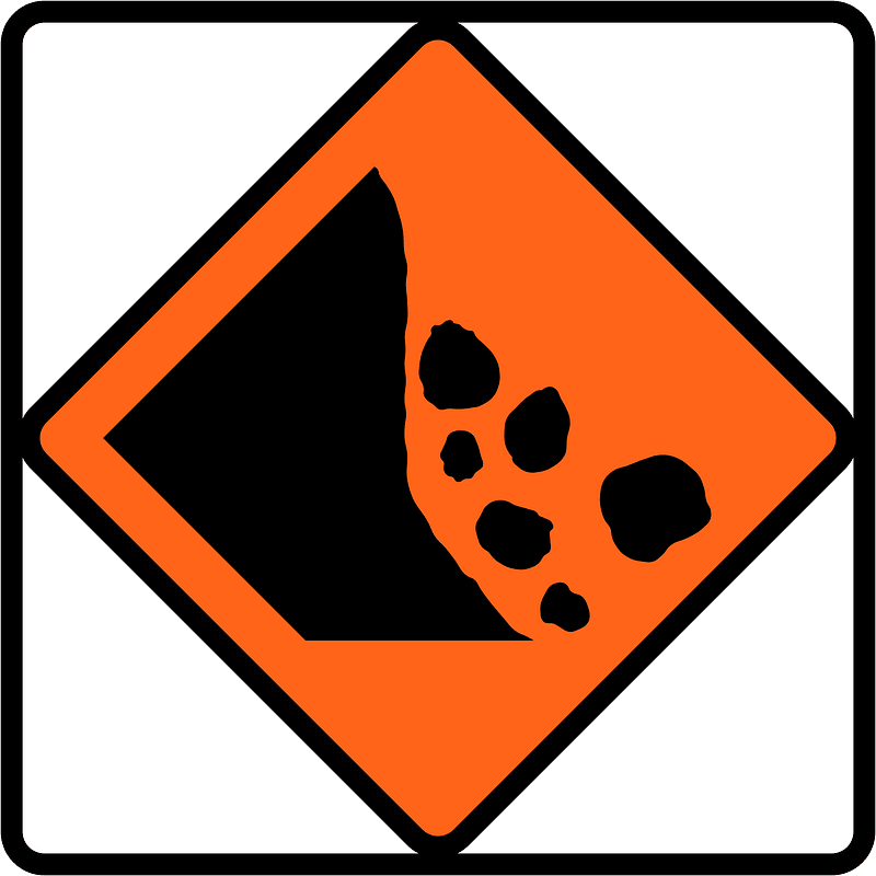 New Zealand road sign W3-1B-L