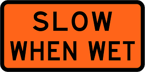 New Zealand road sign W3-2.2A