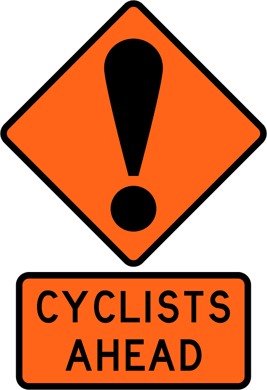 New Zealand road sign W2-1A + W2-1.16A