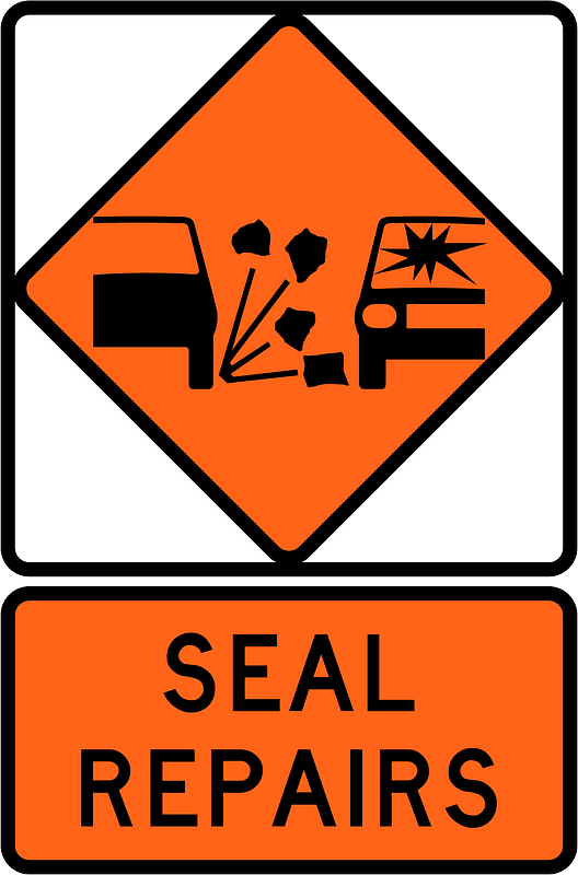 New Zealand road sign W3-3B + W3-3.2B