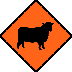 New Zealand road sign W3-4.2A