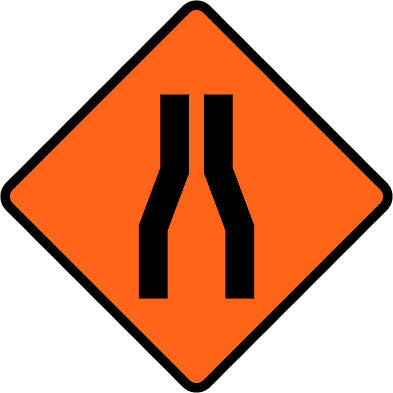 New Zealand road sign W4-8