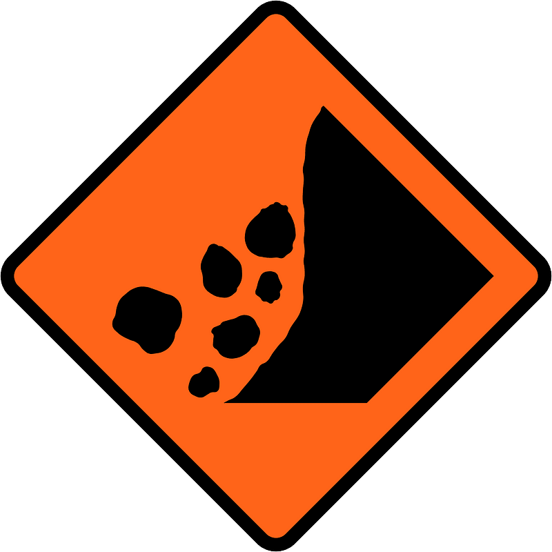 New Zealand road sign W3-1A-R