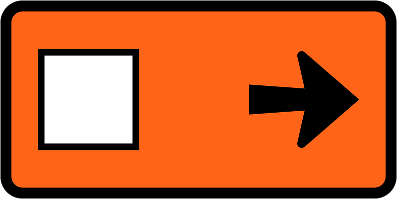 New Zealand road sign W5-2.21A-R
