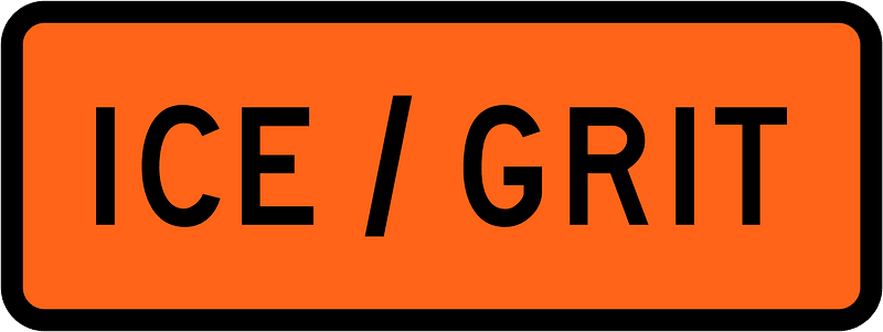 New Zealand road sign W3-2.1B