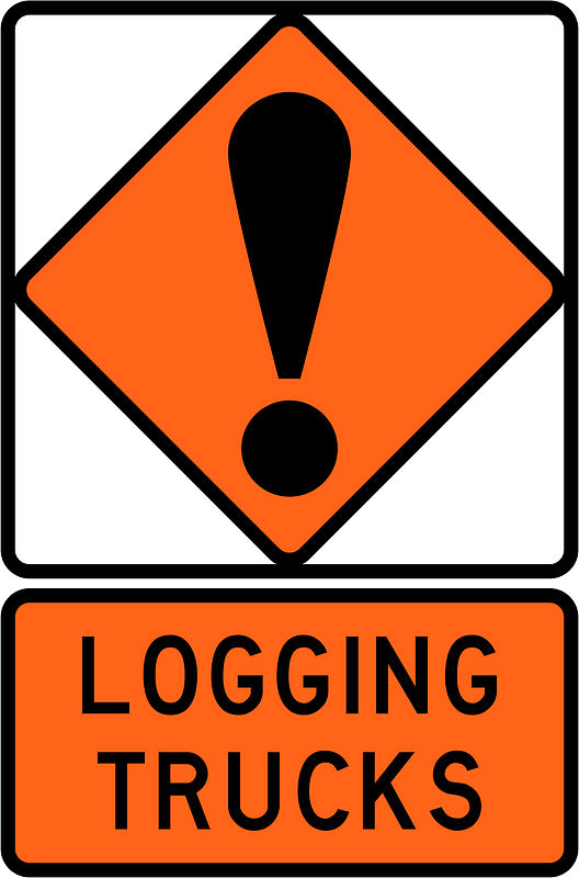 New Zealand road sign W2-1B + W2-1.7B