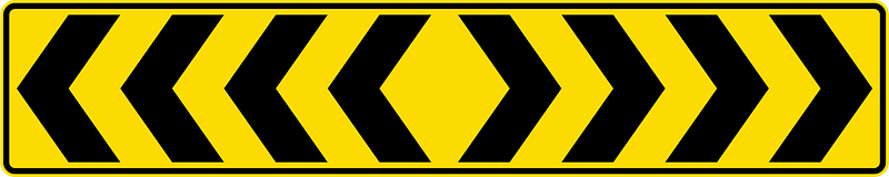 New Zealand road sign W20-1.4