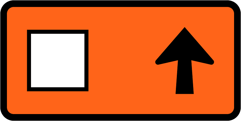 New Zealand road sign W5-2.23A-R