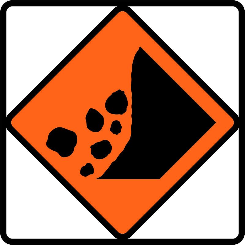 New Zealand road sign W3-1B-R
