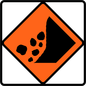 New Zealand road sign W3-1B-R