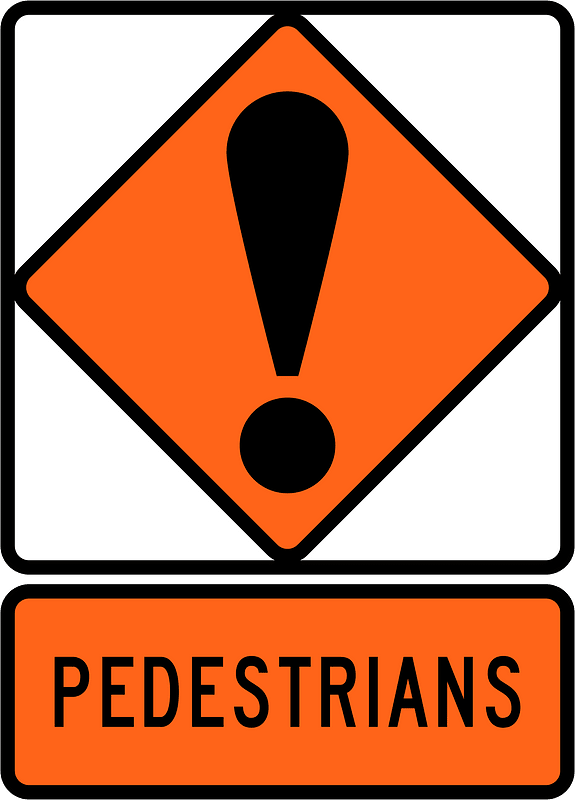 New Zealand road sign W2-1B + W2-1.25B