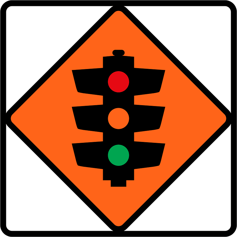 New Zealand road sign W3-5B