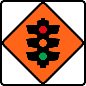 New Zealand road sign W3-5B
