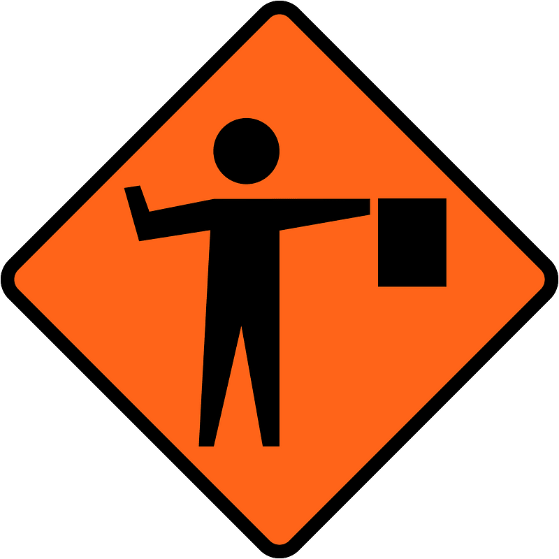 New Zealand road sign W3-6A