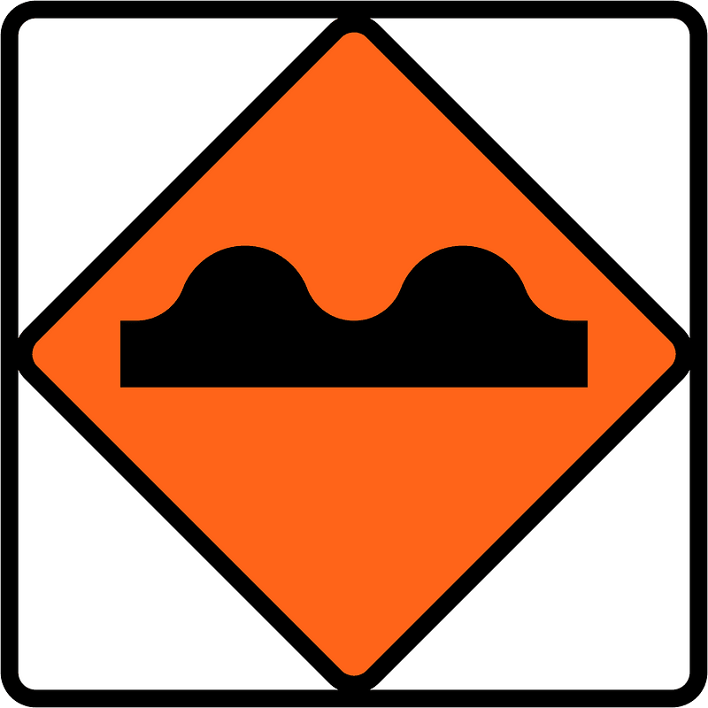 New Zealand road sign W3-9B