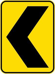 New Zealand road sign W20-2-L