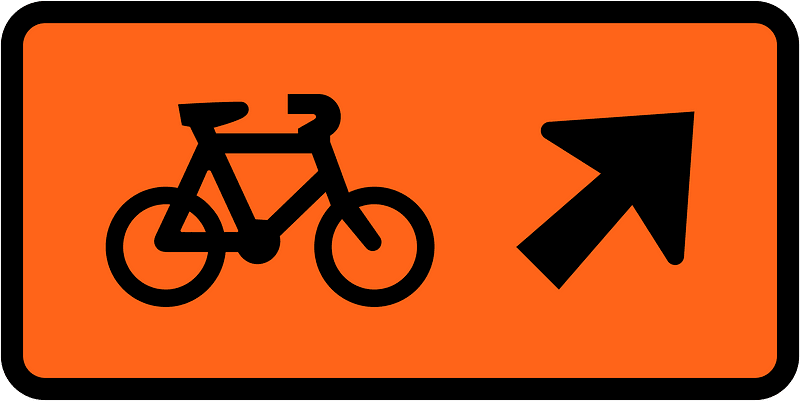 New Zealand road sign W5-8.12-R