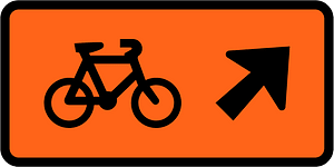 New Zealand road sign W5-8.12-R