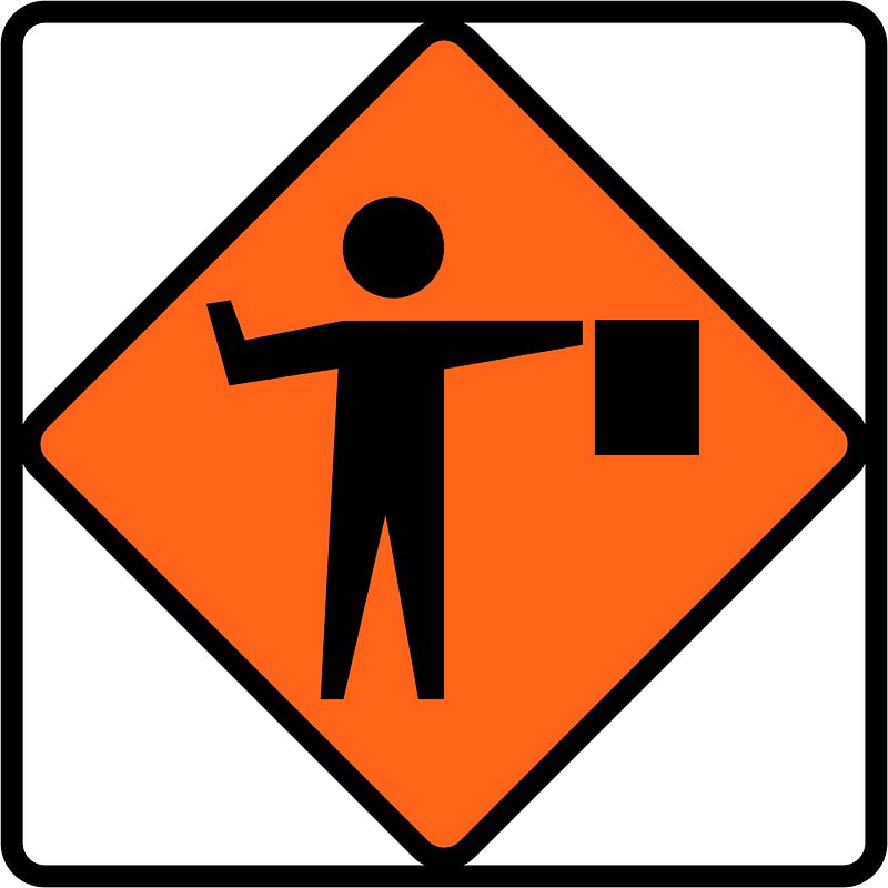 New Zealand road sign W3-6B