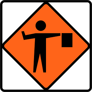 New Zealand road sign W3-6B