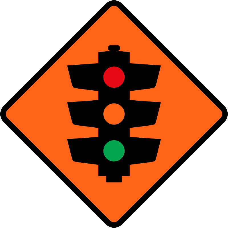 New Zealand road sign W3-5A