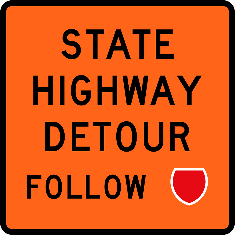 New Zealand road sign W5-3