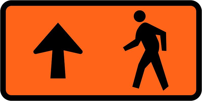 New Zealand road sign W5-7.13-L
