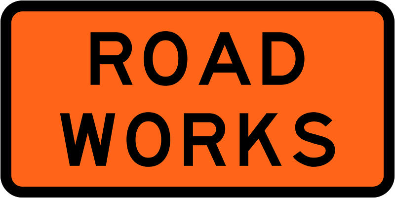 New Zealand road sign W7-2