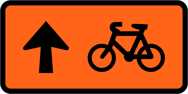New Zealand road sign W5-8.13-L