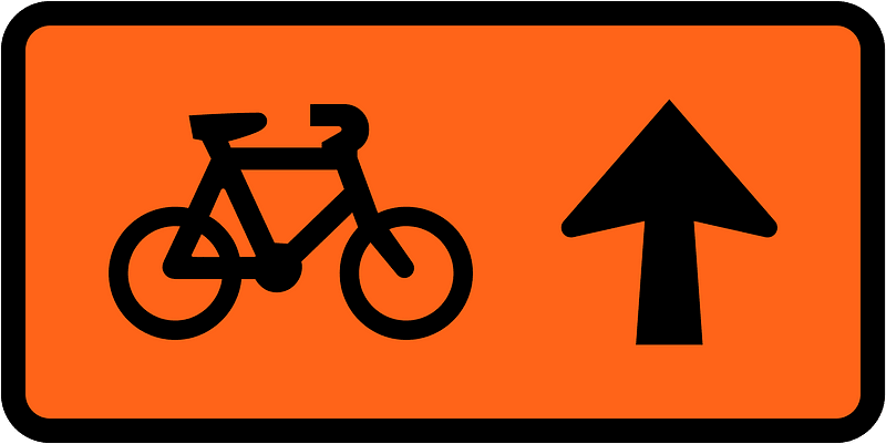 New Zealand road sign W5-8.13-R