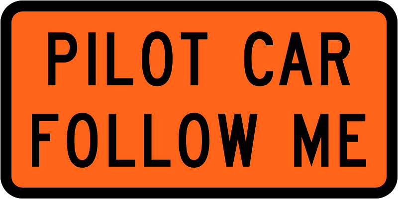 New Zealand road sign W7-1