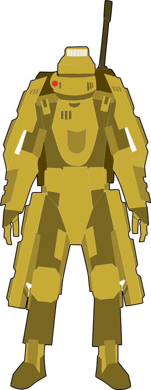 Futuristic soldier