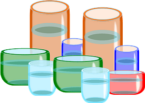 Multicolored glasses