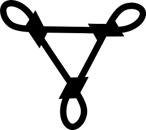Anonymous Celtic Knotwork Triangle