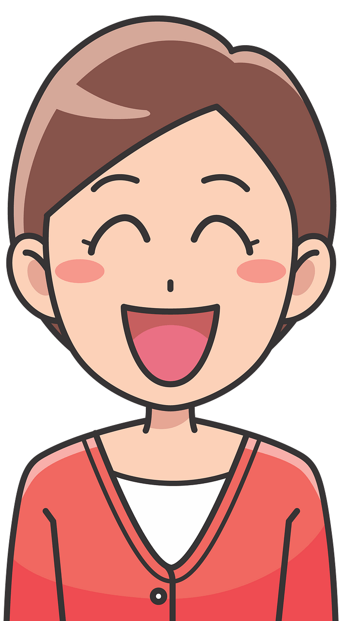 Laughing woman
