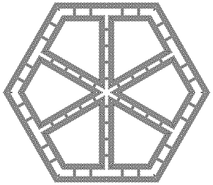 Celtic Knot Hexagon