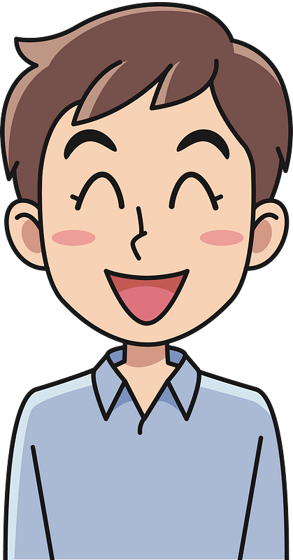 Laughing young man