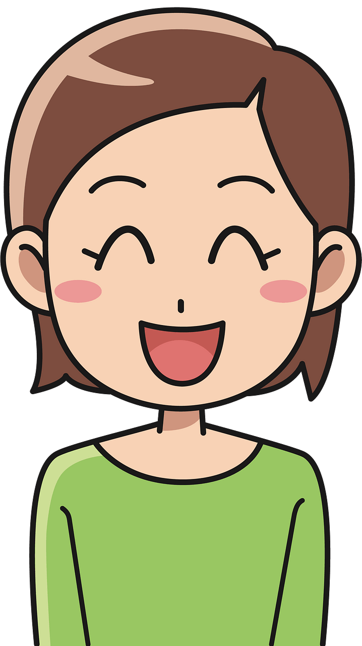 Laughing young woman