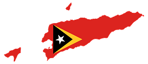 East Timor Map Flag