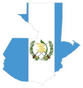 Guatemala Map Flag